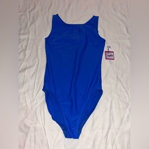 Asics Blue Athletic Bodysuit One Piece